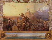 Leutze, Emmanuel Gottlieb Westward the Course of  Empire Take its Way oil painting on canvas